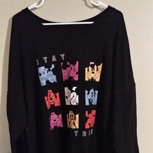 "Stay True" Disney Mickey Mouse sweater XXL